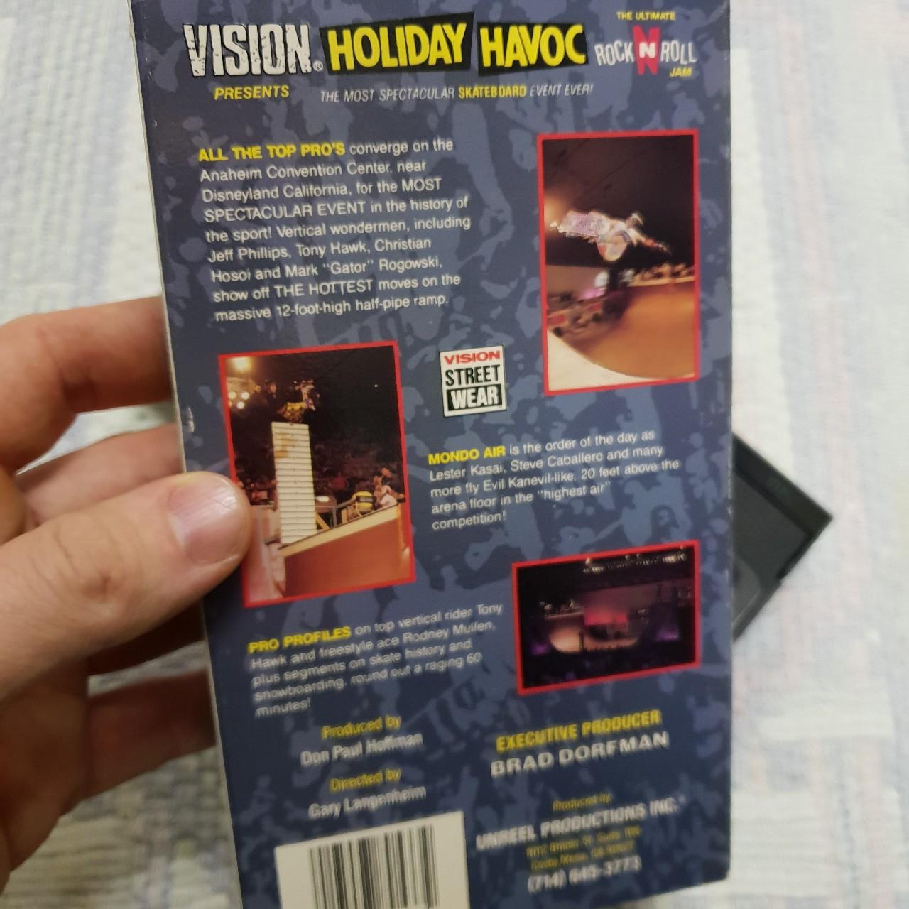 Vision Holiday Havoc Skateboarding VHS Tape Old... Depop