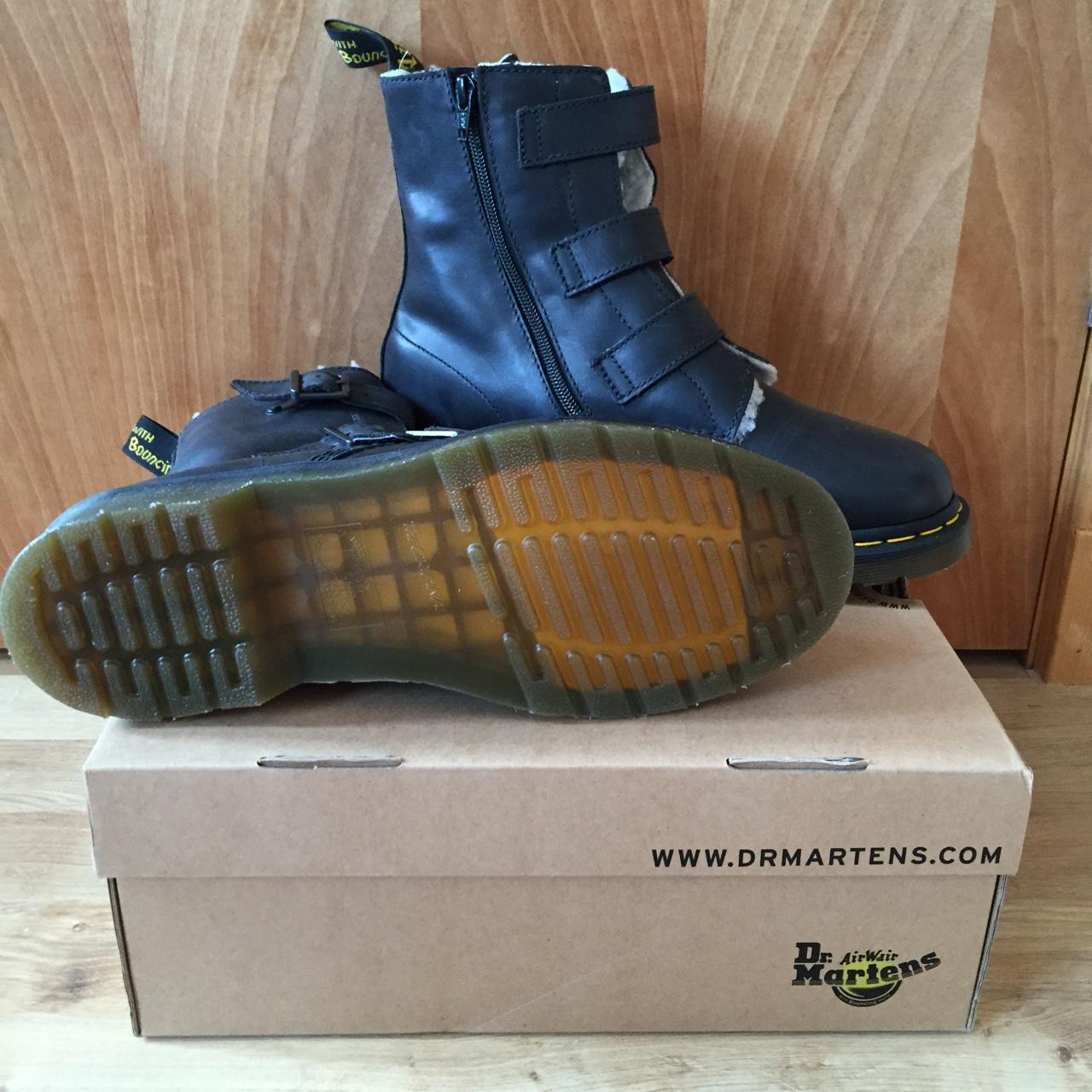 Dr marten billie boots shearling lined. brand new. Depop