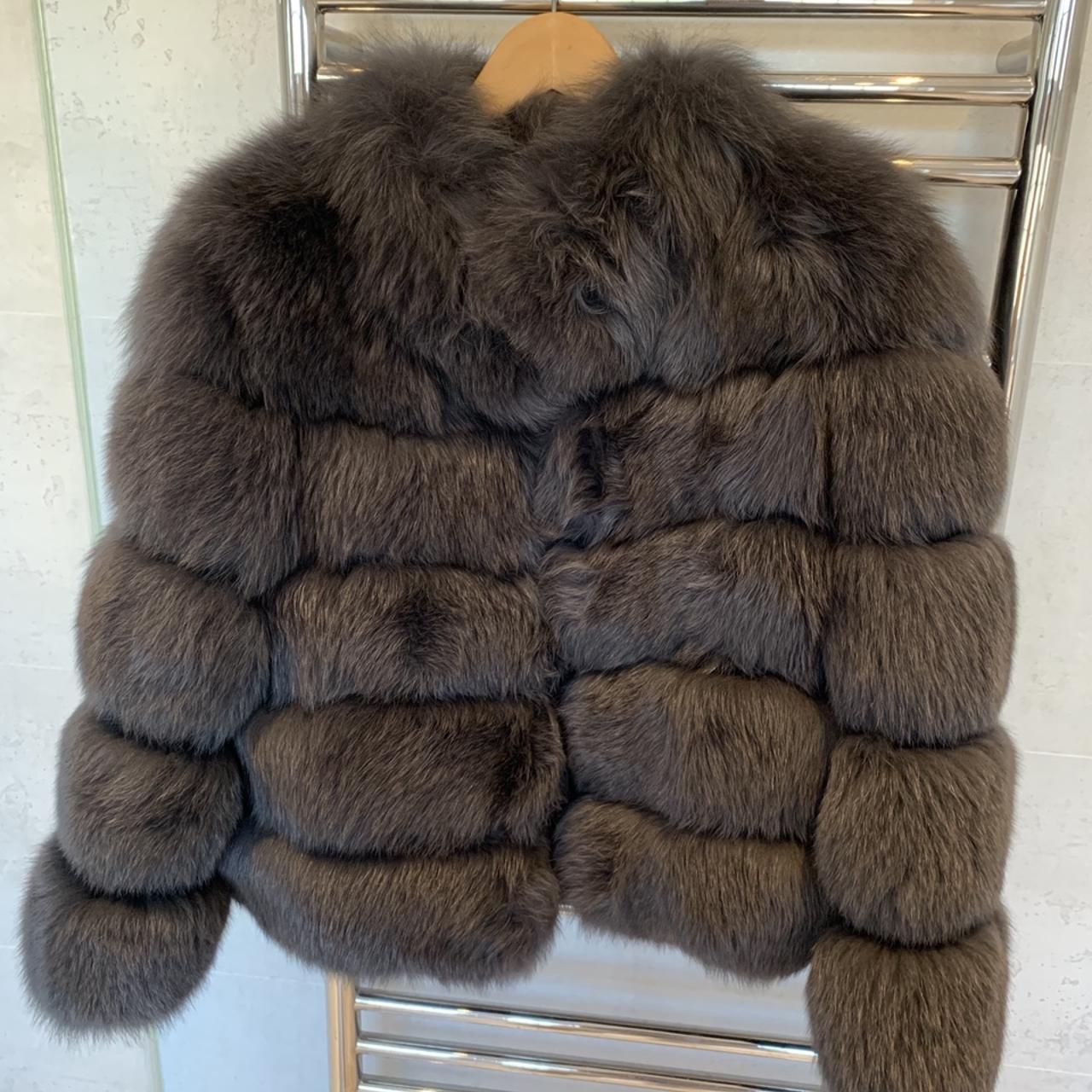 Furs by Natalia Jacket size medium Real fur - Depop