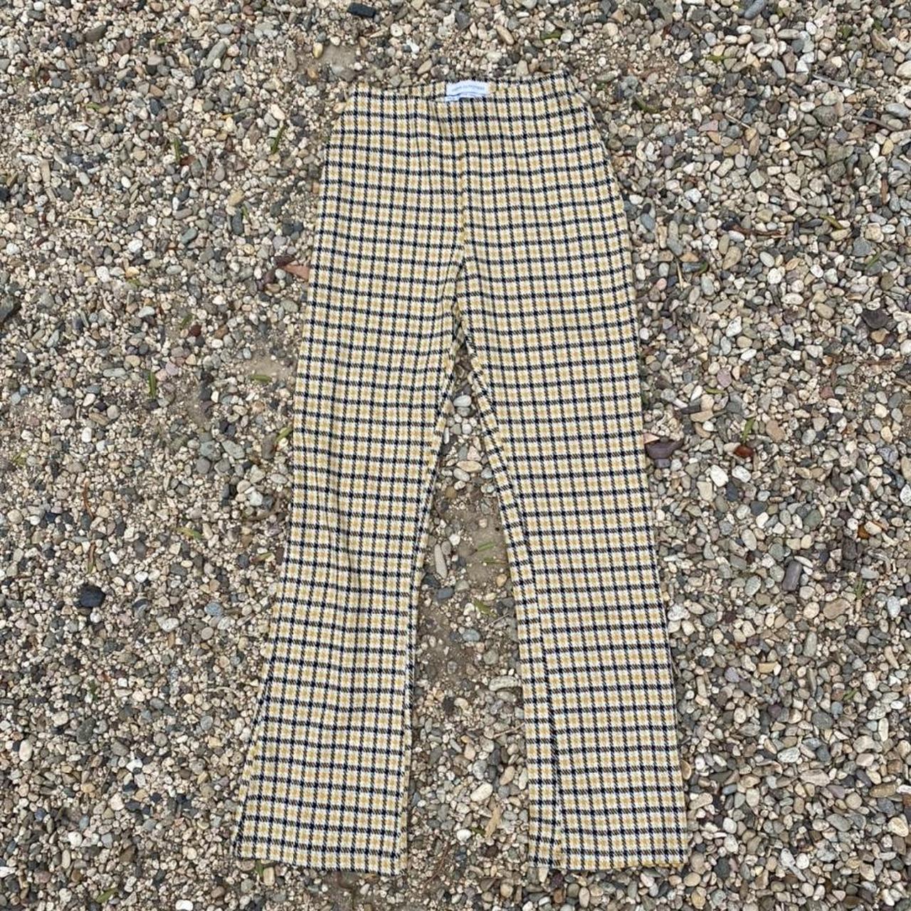 Urban Outfitters yellow plaid pants 💛 Super... Depop