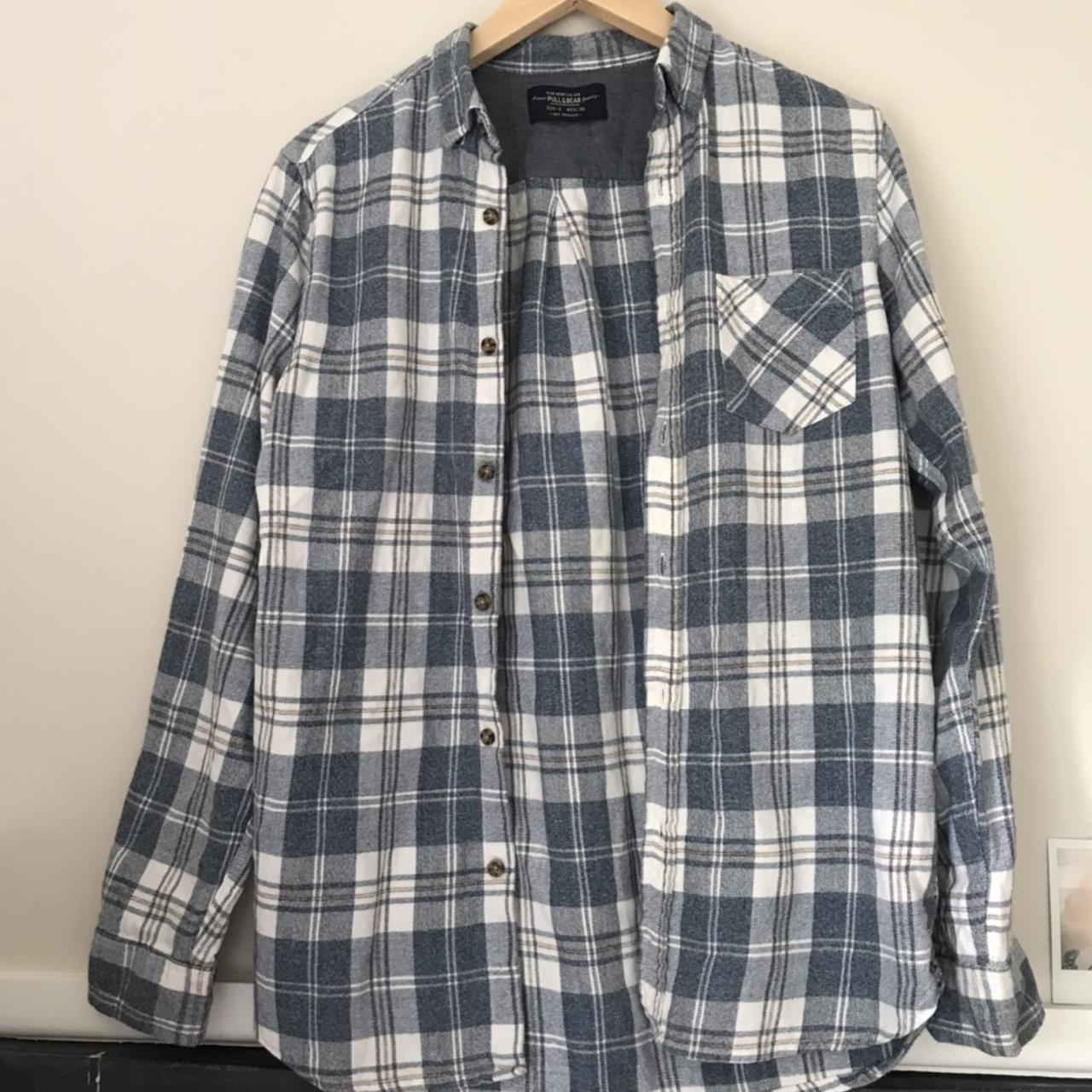 Pull&Bear button up shirt Size men’s small, would... - Depop