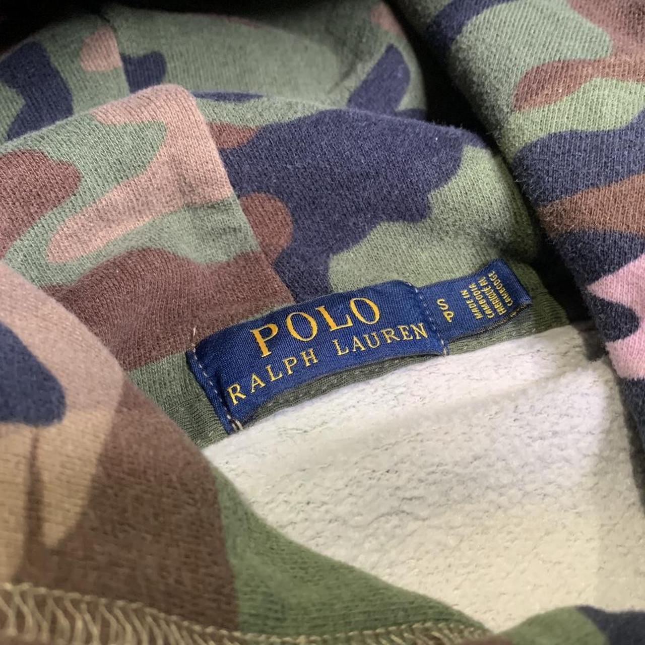 polo ralph lauren polo 1992 camo spellout... - Depop