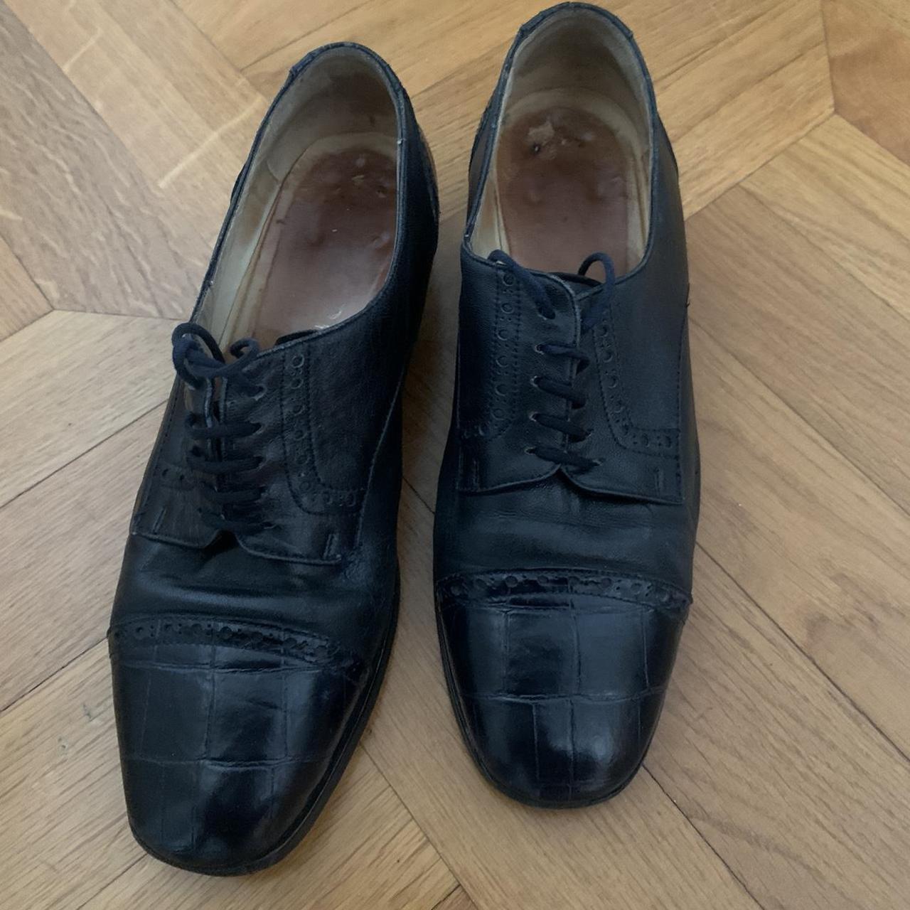 Avant Toi Women's Black Oxfords (2)