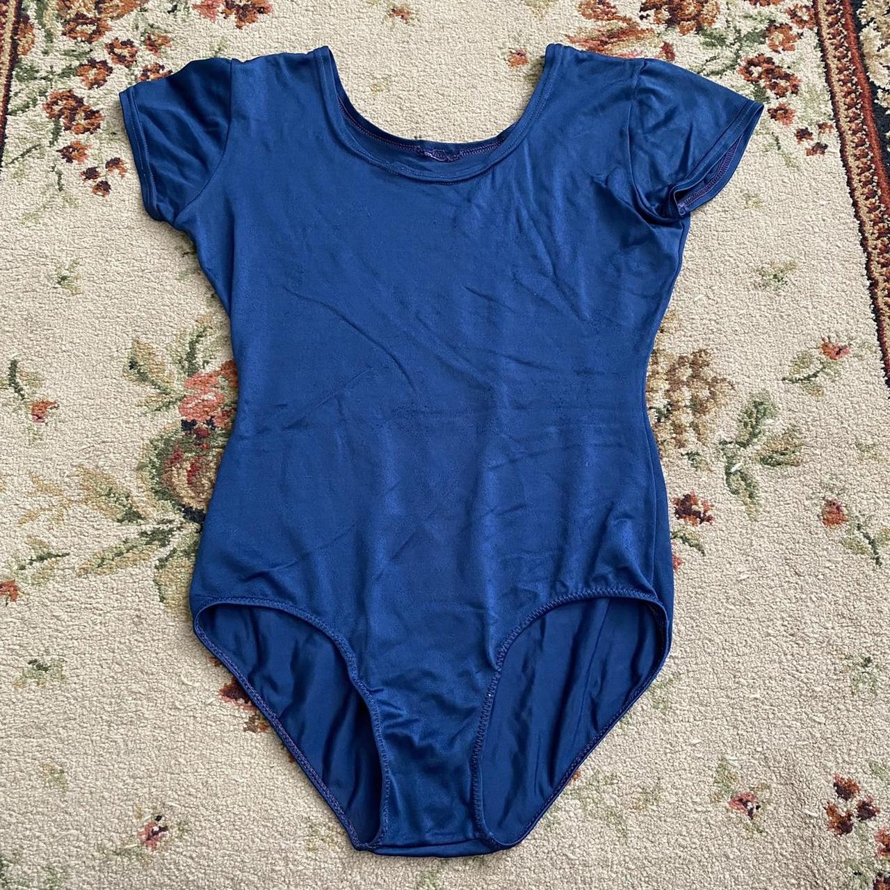 Women's Navy Bodysuit Depop