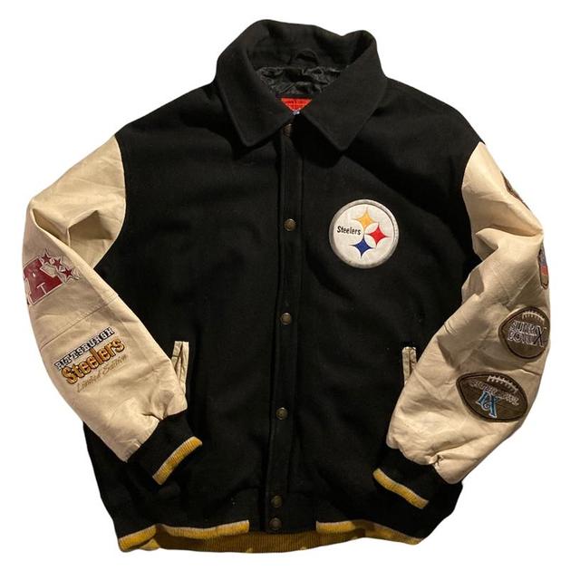 Pittsburgh Steelers 1980s Varsity Jacket - 4x Super - Depop