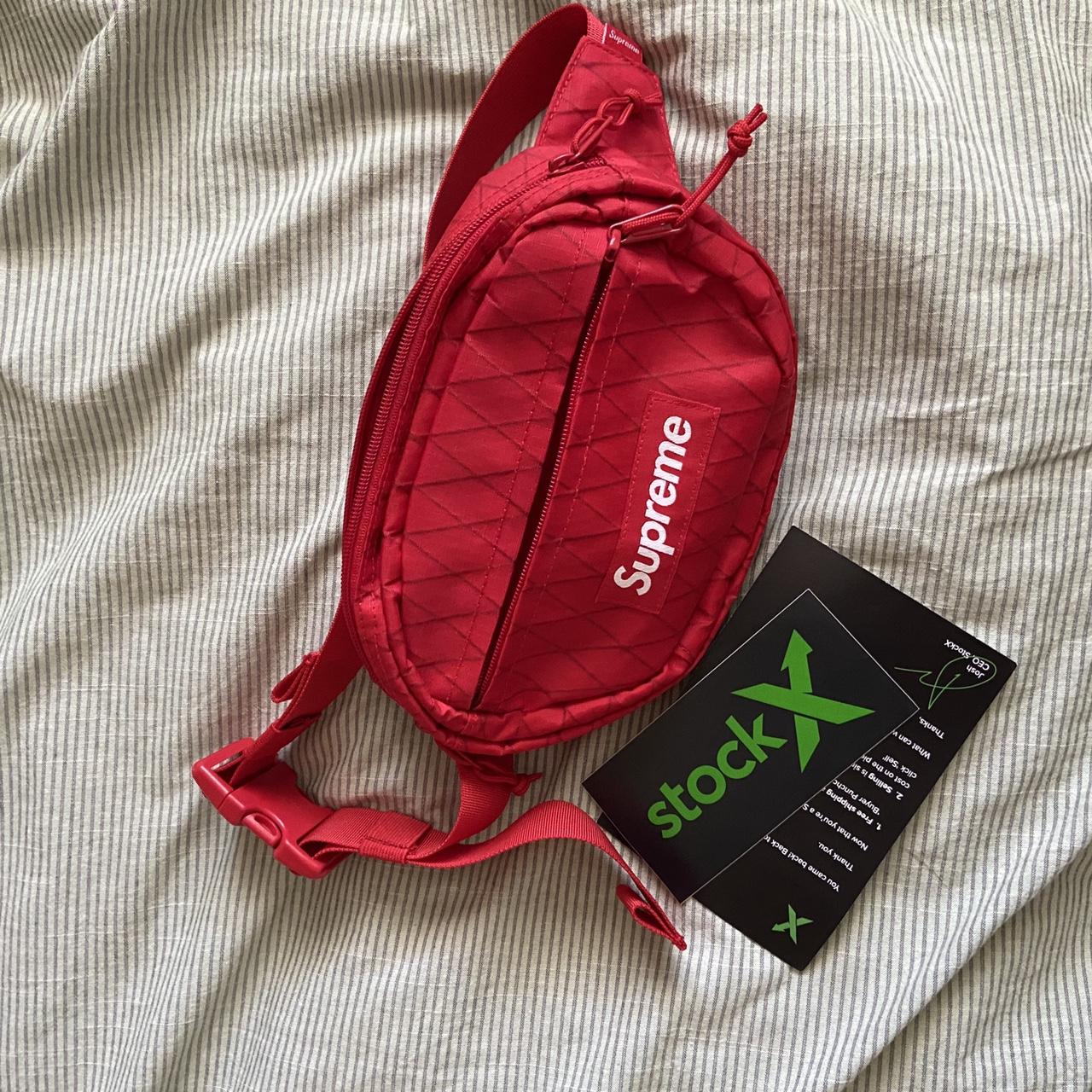 Supreme red discount waist bag fw18