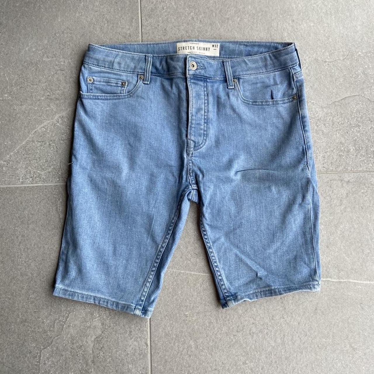 Topman on sale denim shorts