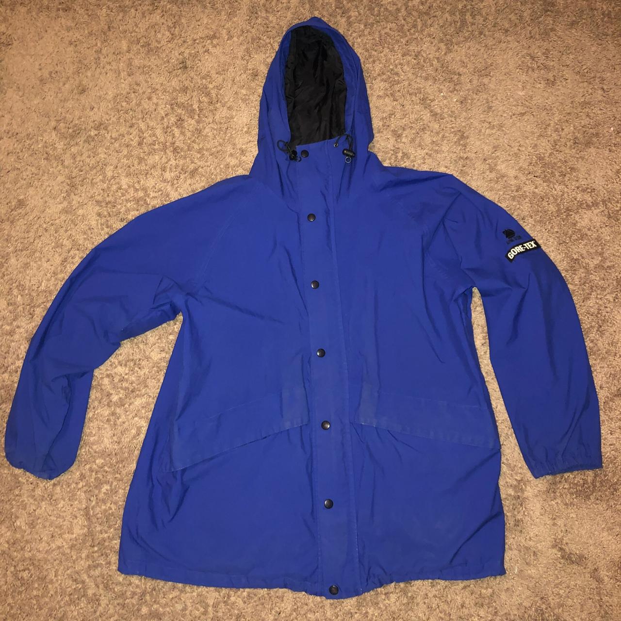 Gore tex alpine design blue jacket size xl