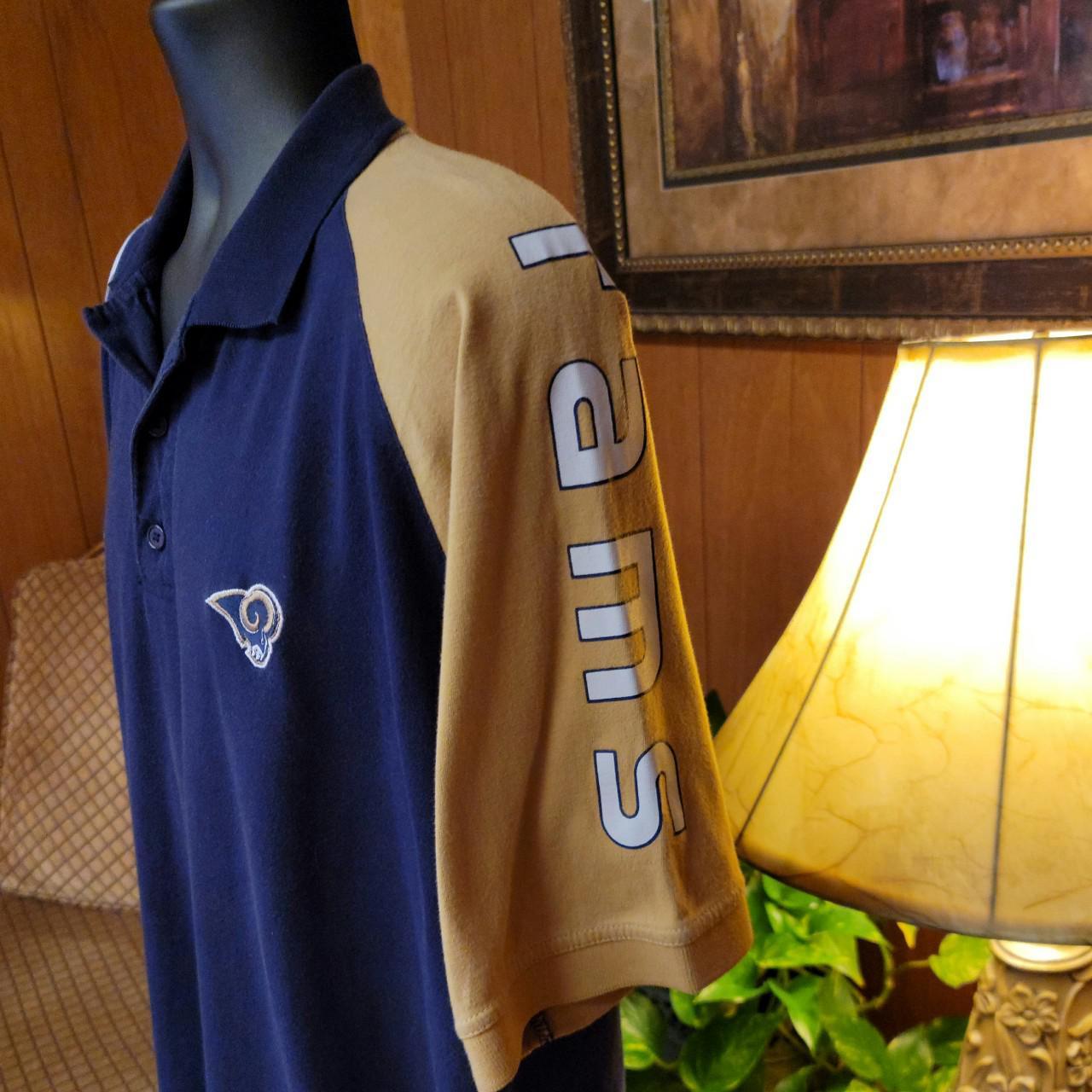 Los Angeles Rams Polo St. Louis 90s PUMA NFL Golf Polo Shirt Adult