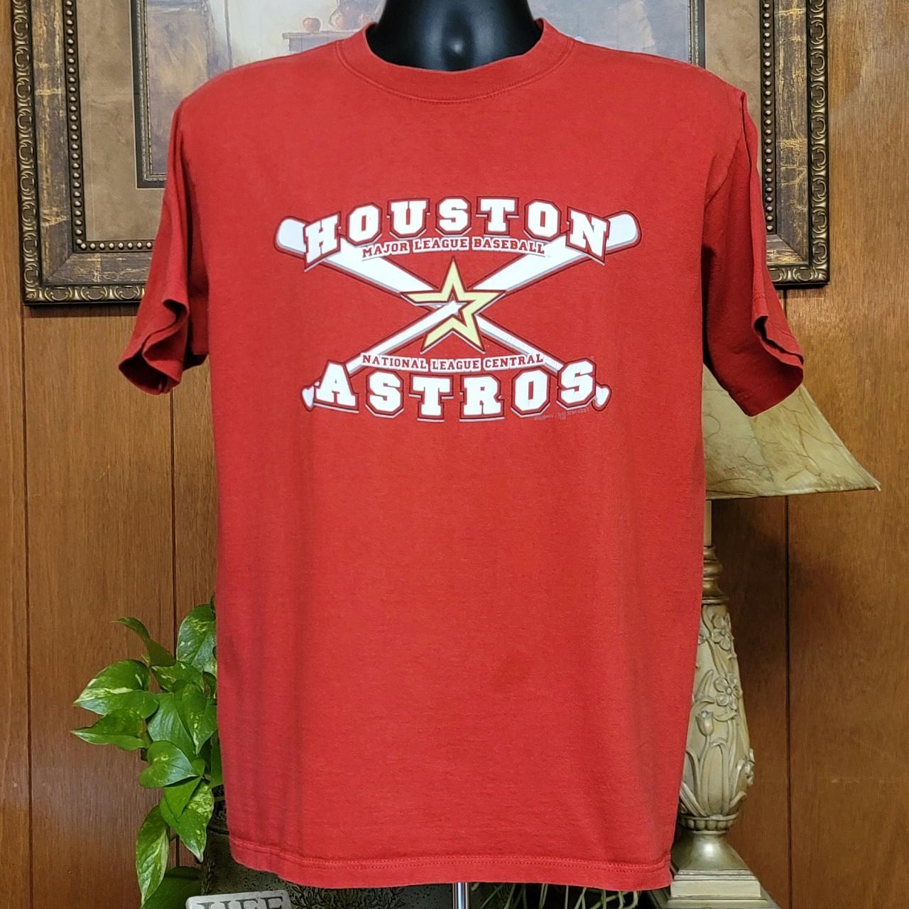 Vintage , 2001 , Houston Astros , Shooting Star Red