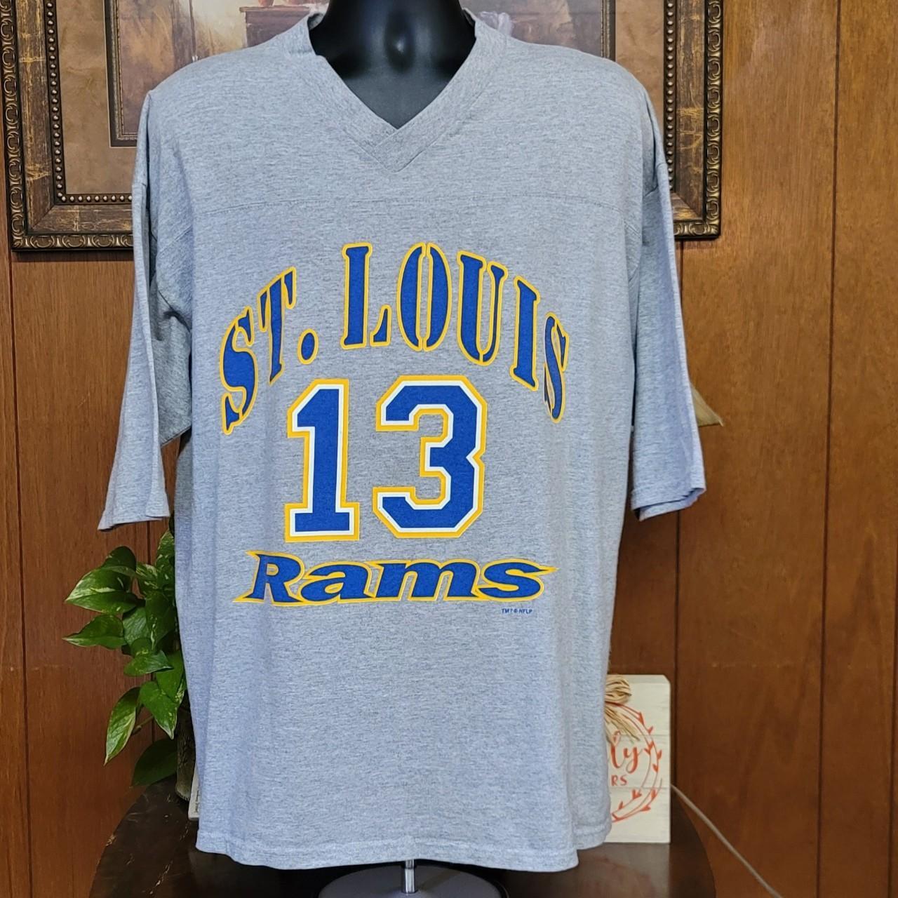 Vintage Y2K Nike Team St. Louis Rams #13 Kurt Warner - Depop