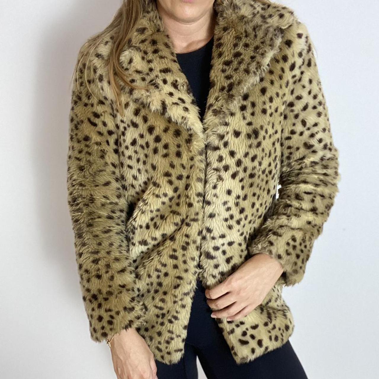 Mango leopard hotsell print coat