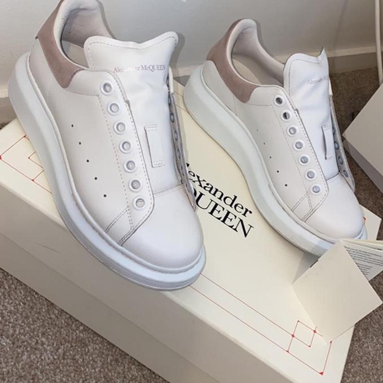 Baby pink sales alexander mcqueen trainers