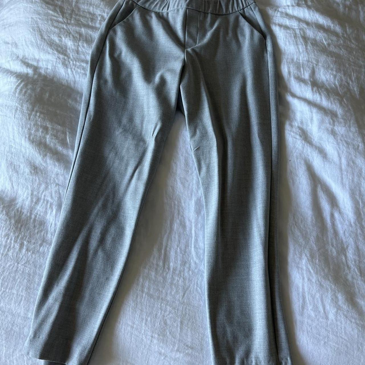 Zara pants Light grey No iron needed (yay) stretchy... - Depop