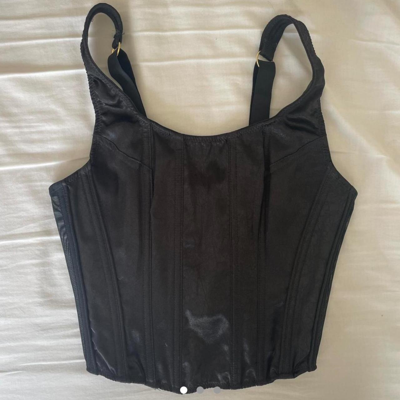 Urban Outfitters Black Corset, Size Small, so... - Depop