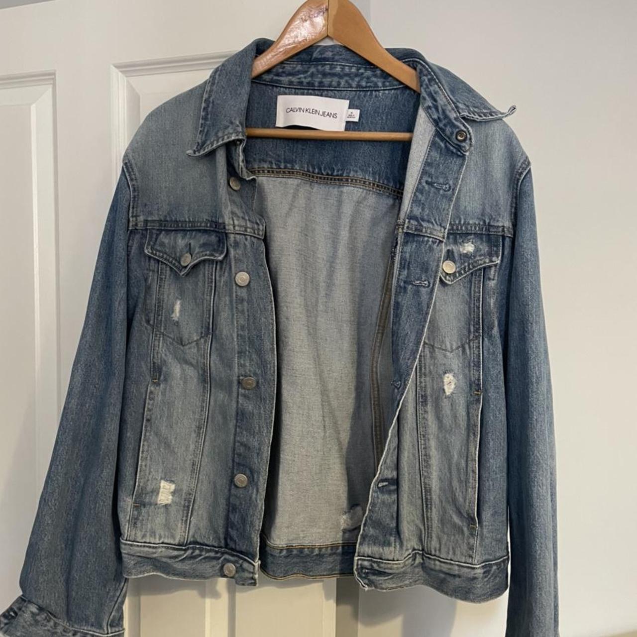 Calvin Klein Jeans Men's Blue Jacket | Depop