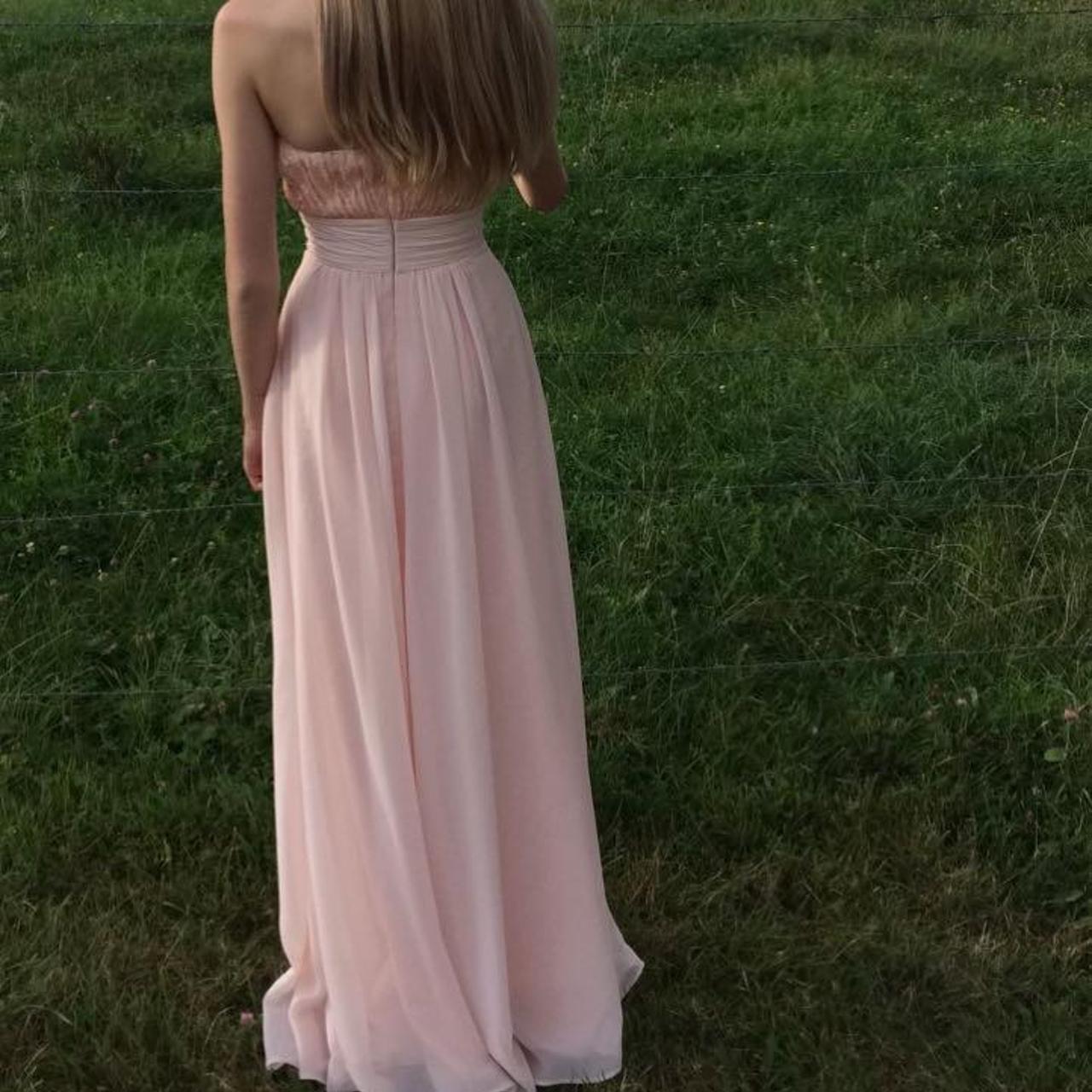 baby pink / blush pink prom dress CHOOSE PAYPAL AT... Depop