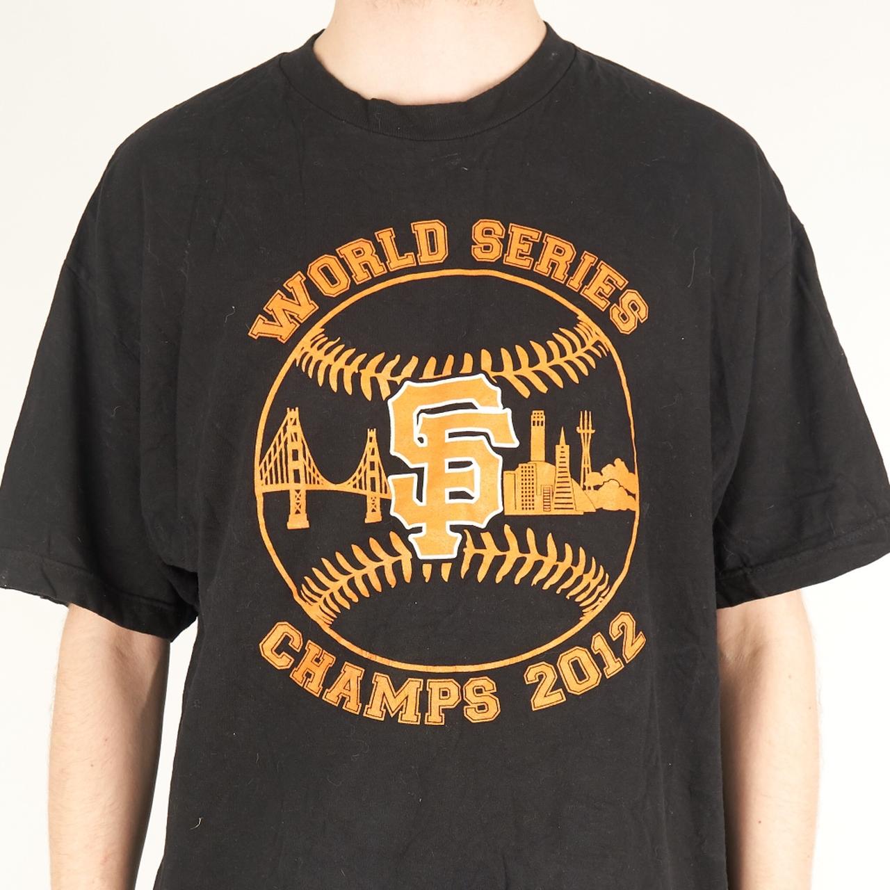 San Francisco Giants - Embroidered MLB Spell Out T-Shirt (XL