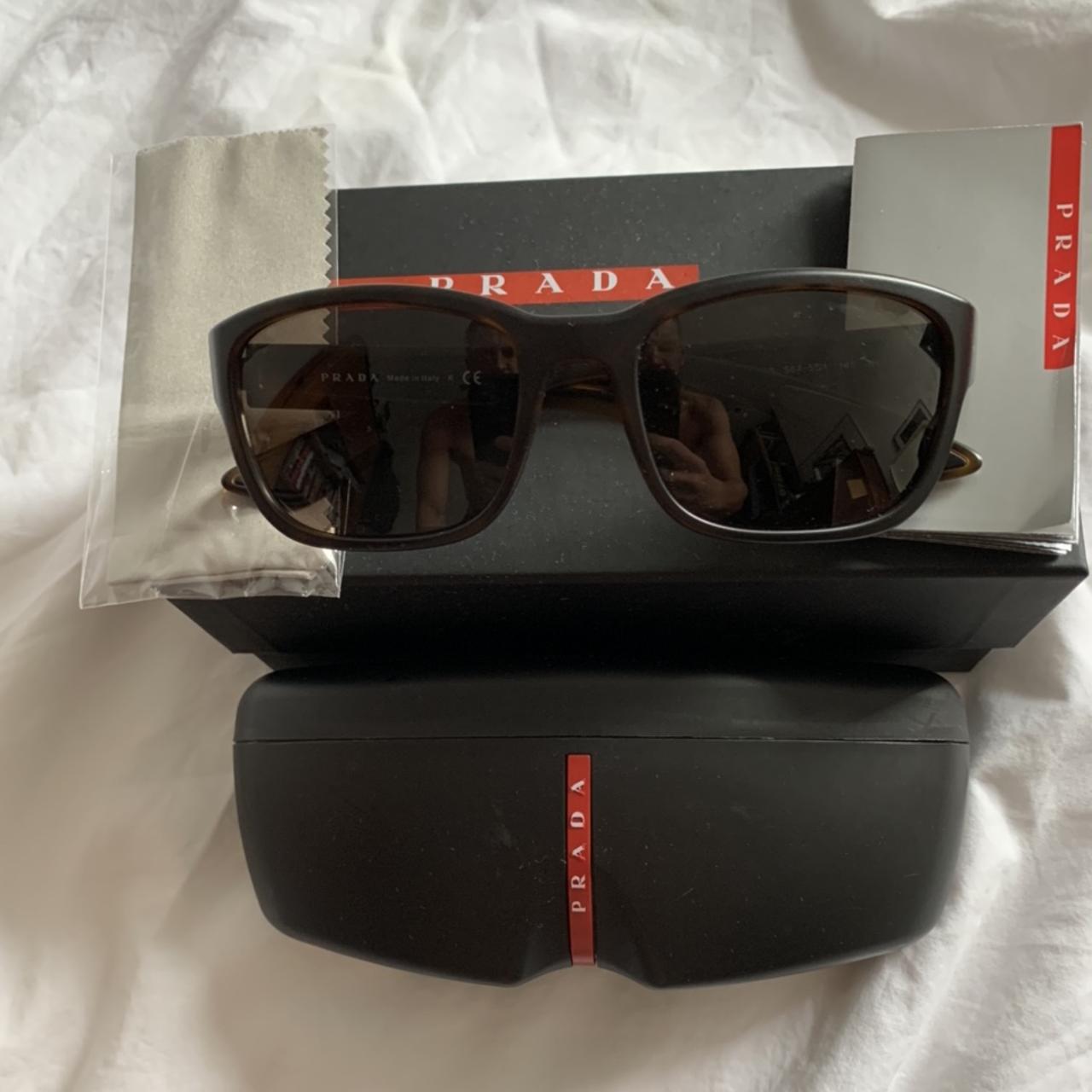 Prada Linea Rossa Mens unisex authentic sunglasses Depop