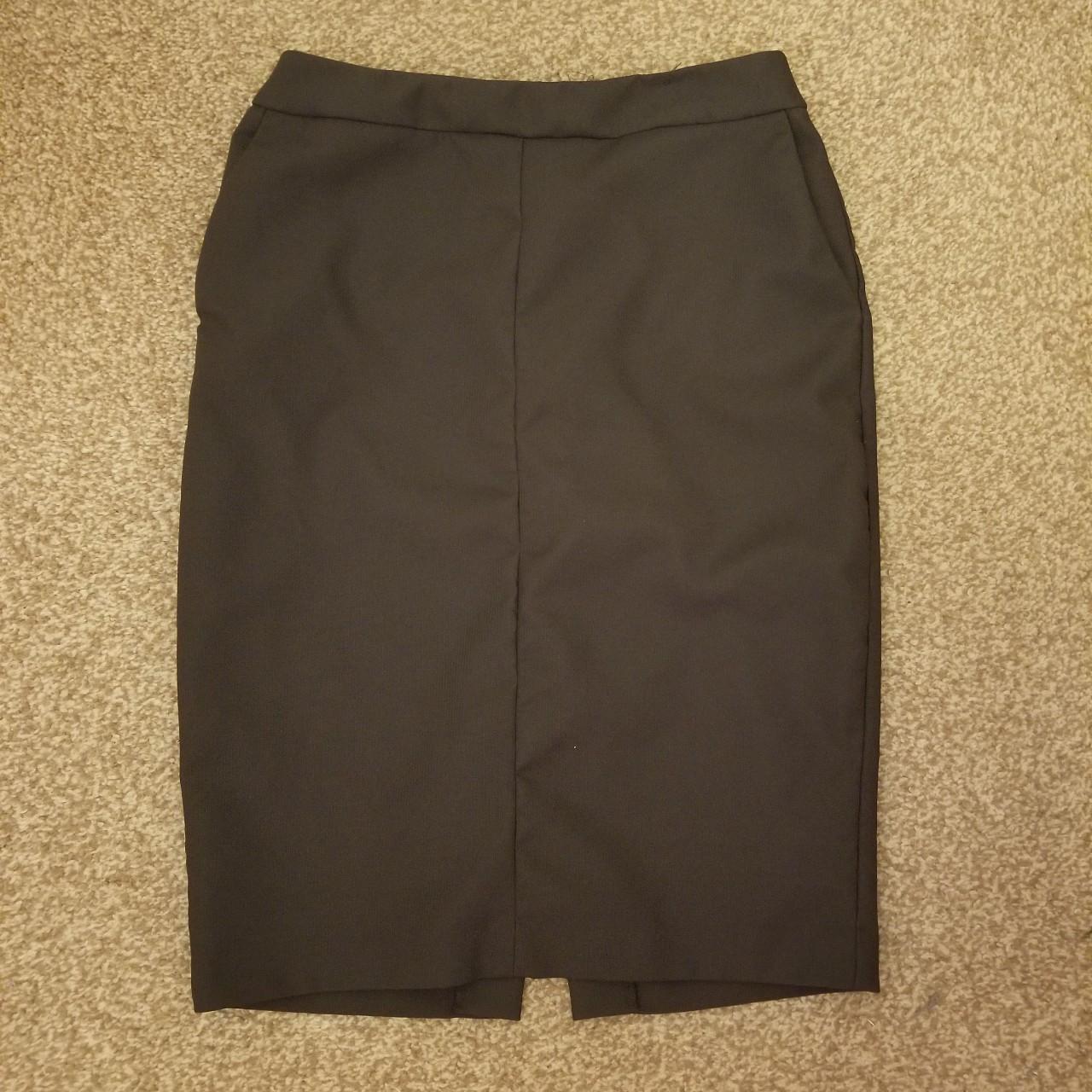 Matalan Women's Black and Grey Skirt | Depop