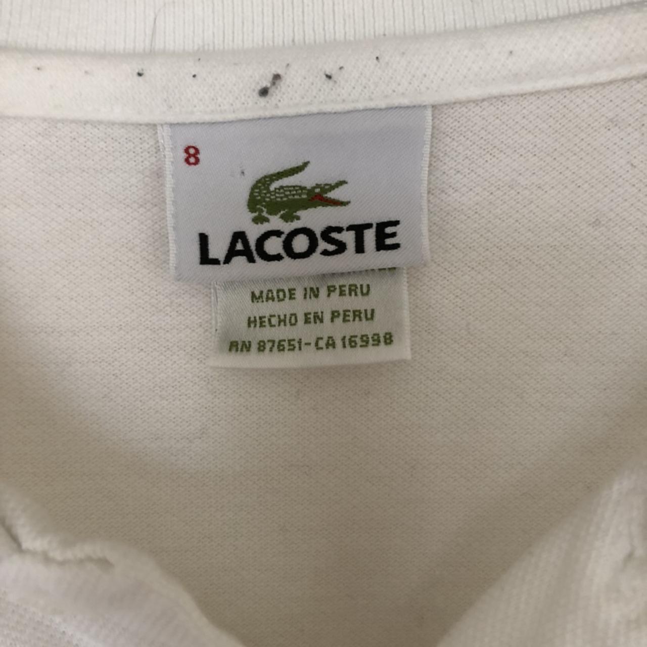 Lacoste long sleeve polo shirt size XXL - Depop