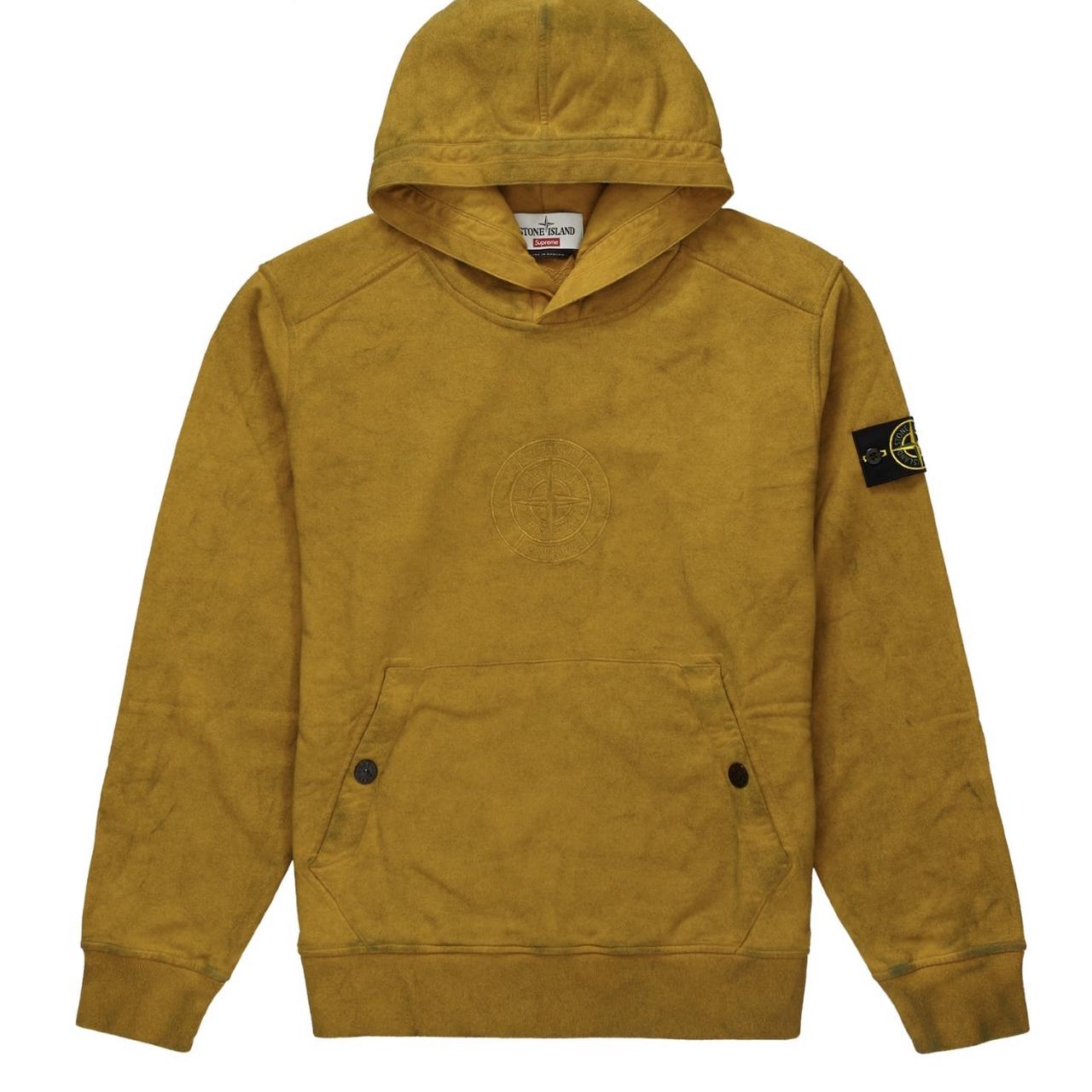 Stone island sale hoodie supreme