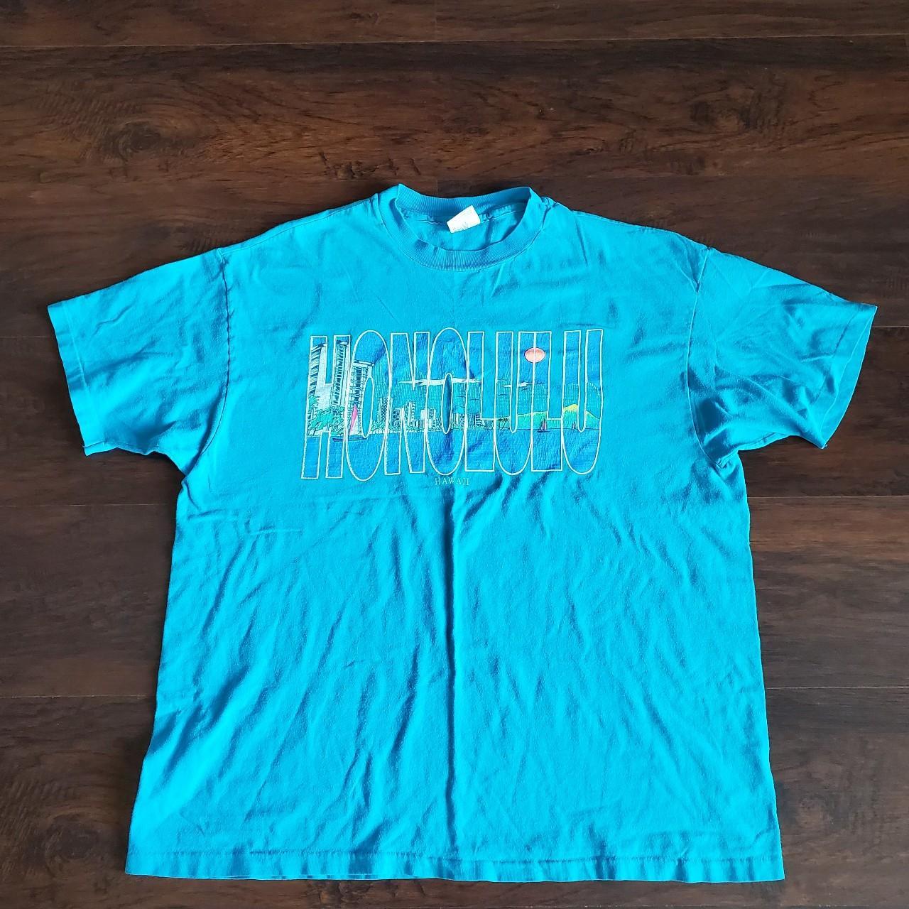 Vintage 90s Honolulu Hawaii Souvenir T-shirt Size XXL - Depop