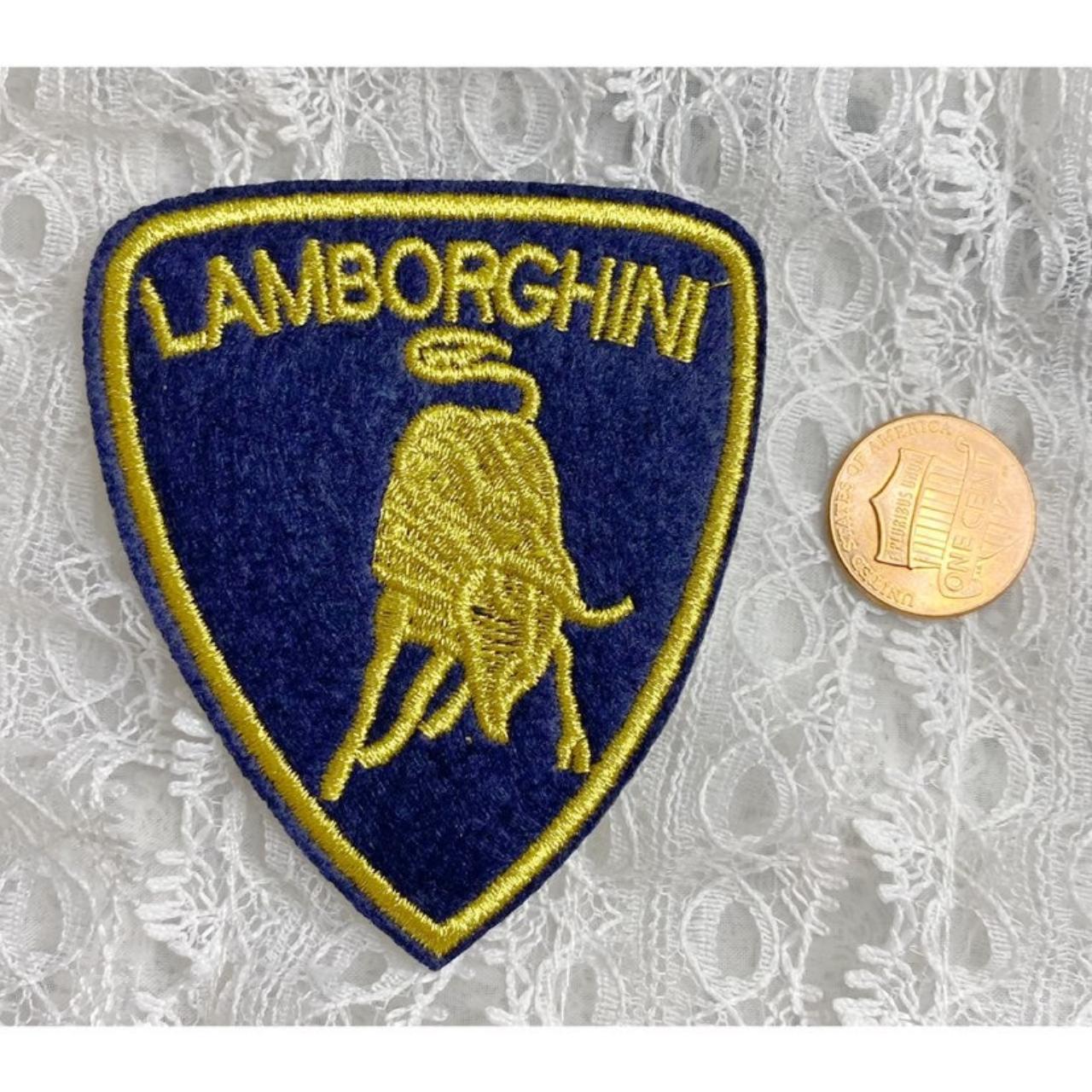 Lamborghini car logo Iron on Patch-A3 Brand... - Depop