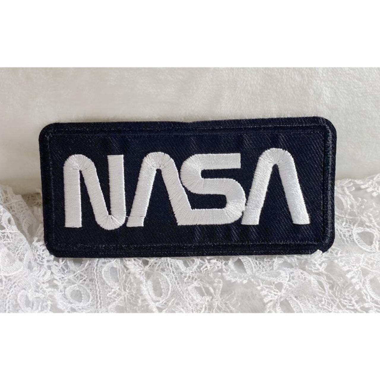 Iron on patch NASA Patch National Aeronautics and... - Depop