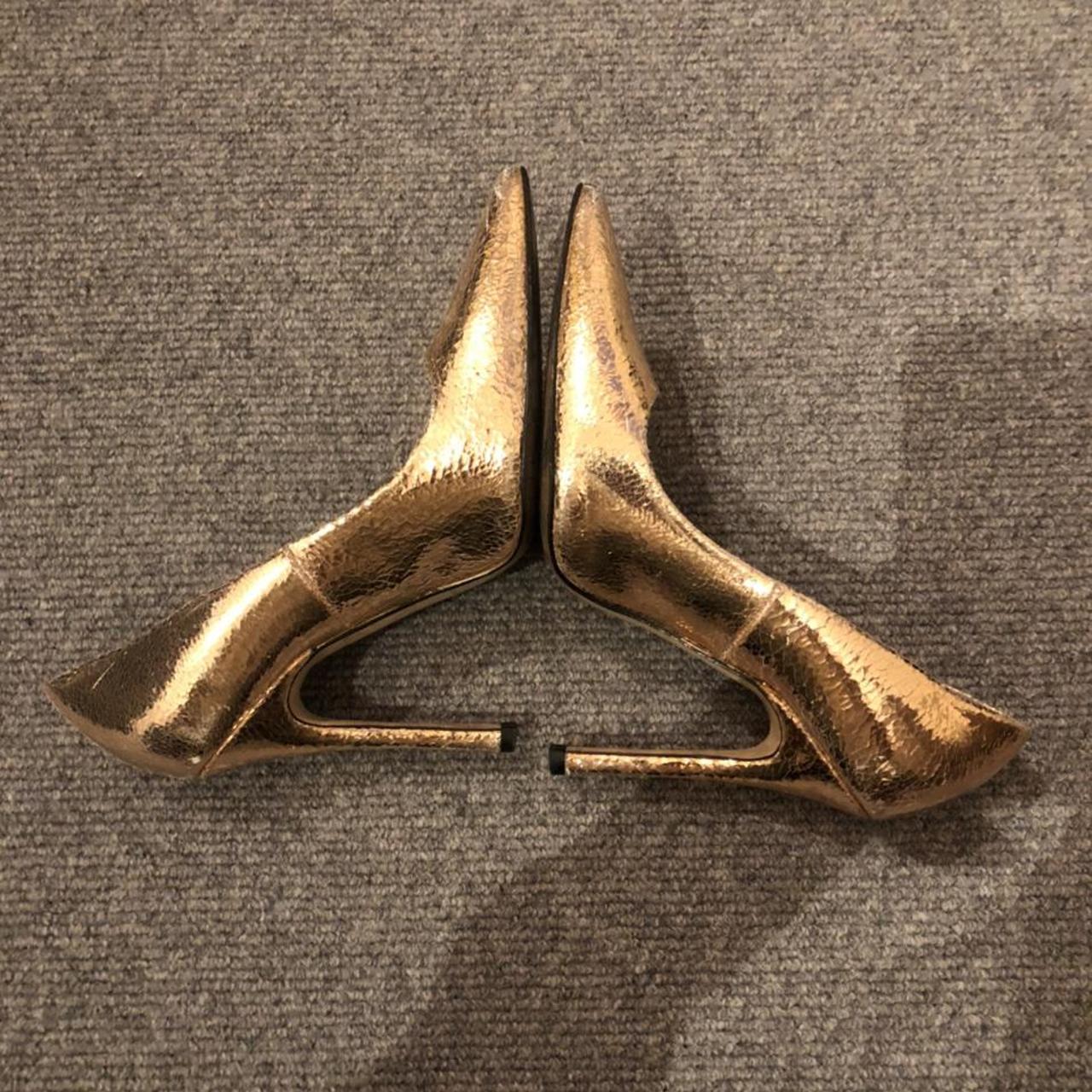 metallic copper heels