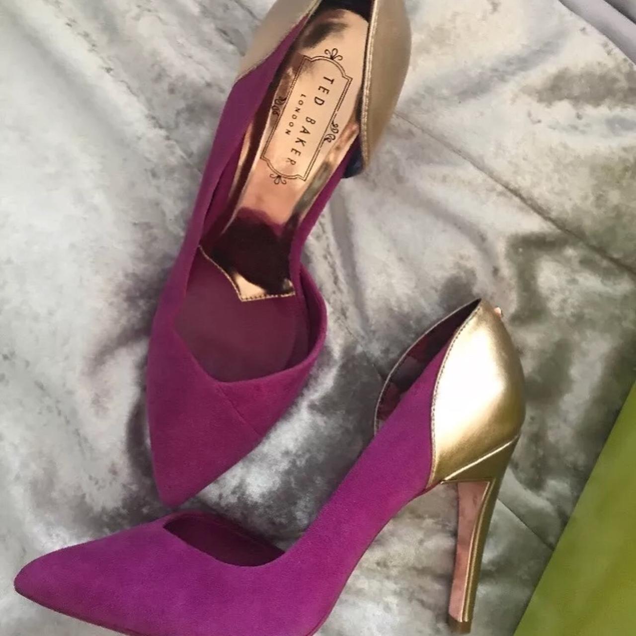 Rose gold clearance heels ted baker