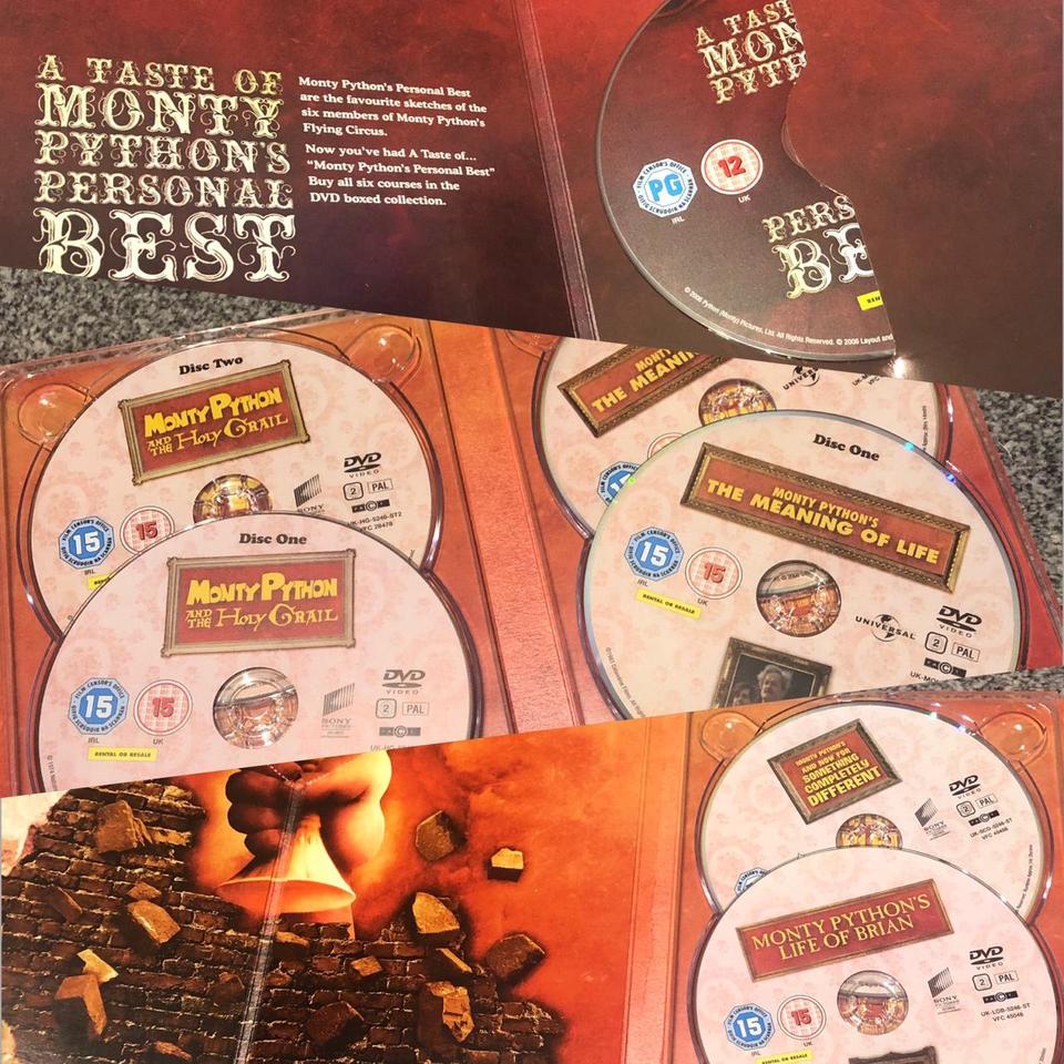 Monty Python: the Movies DVD Boxset Includes: - And... - Depop