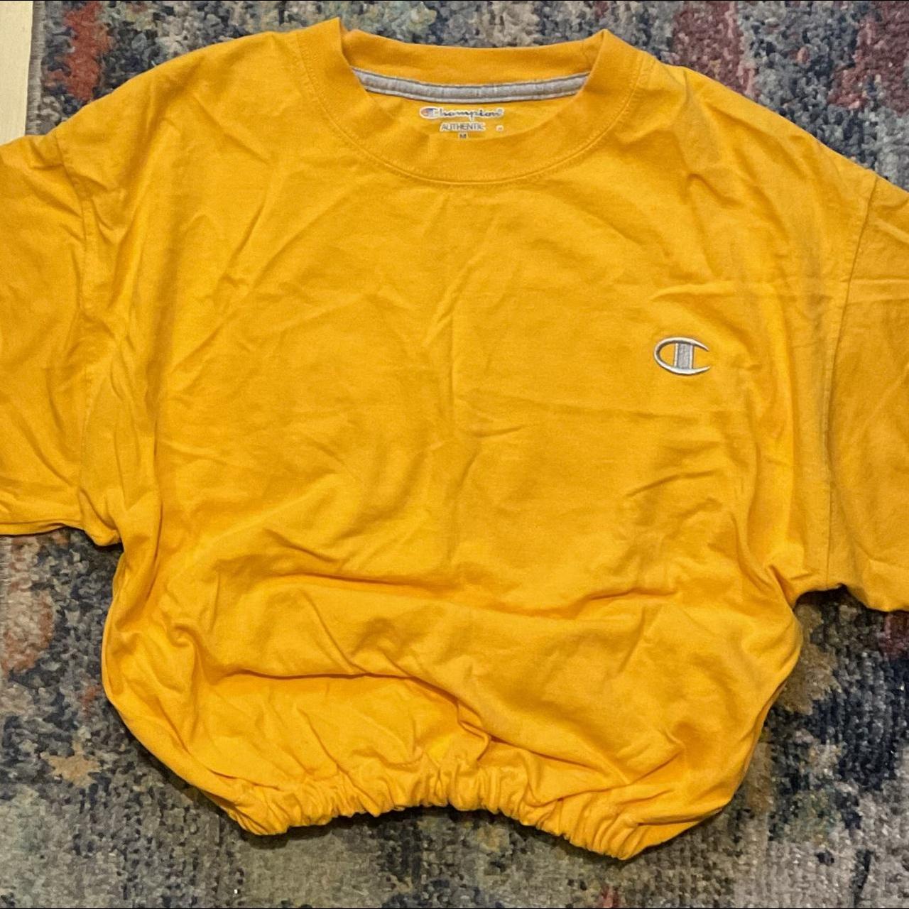 Champion yellow 2025 crop top