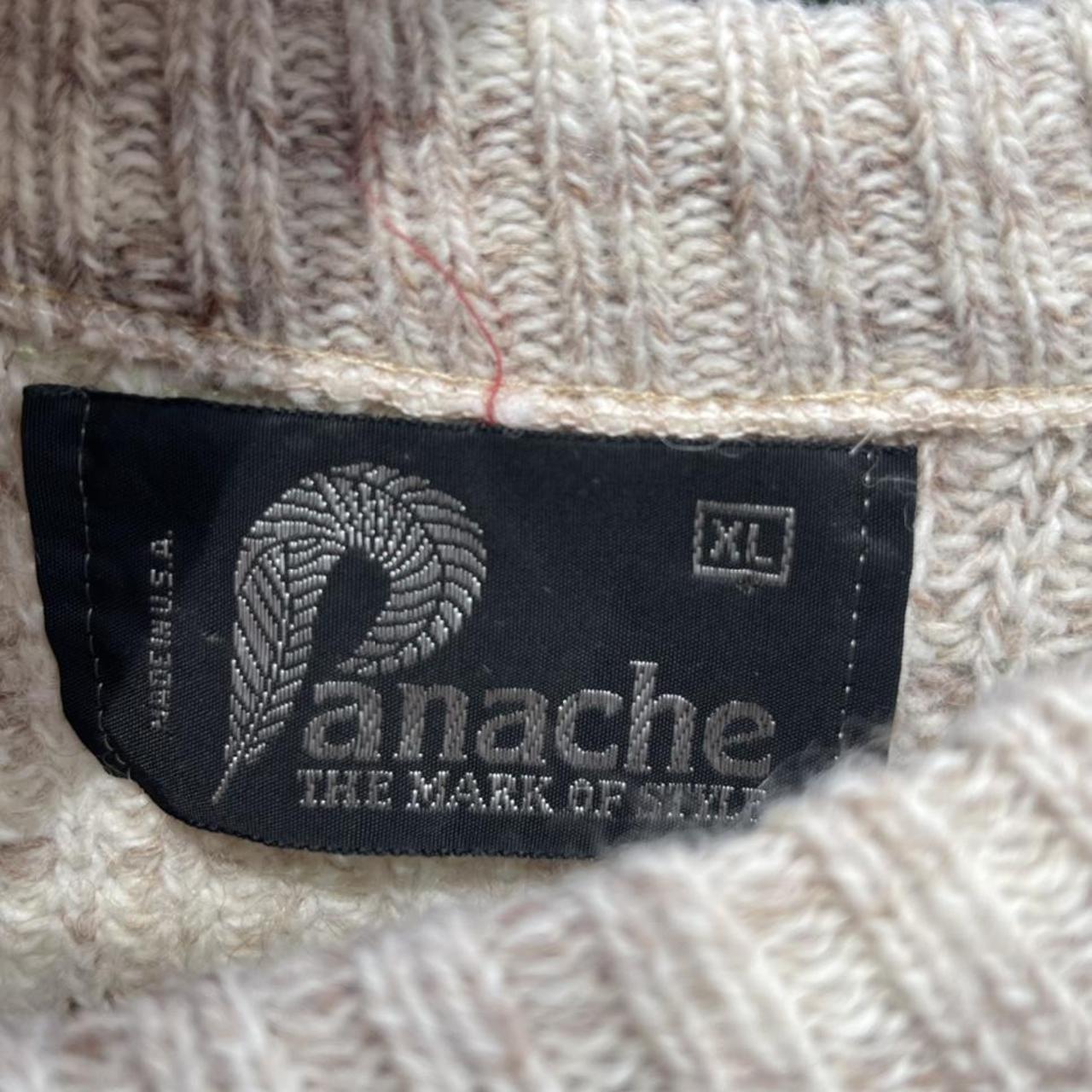 Panache Men's Cream and Brown Sweatshirt (2)