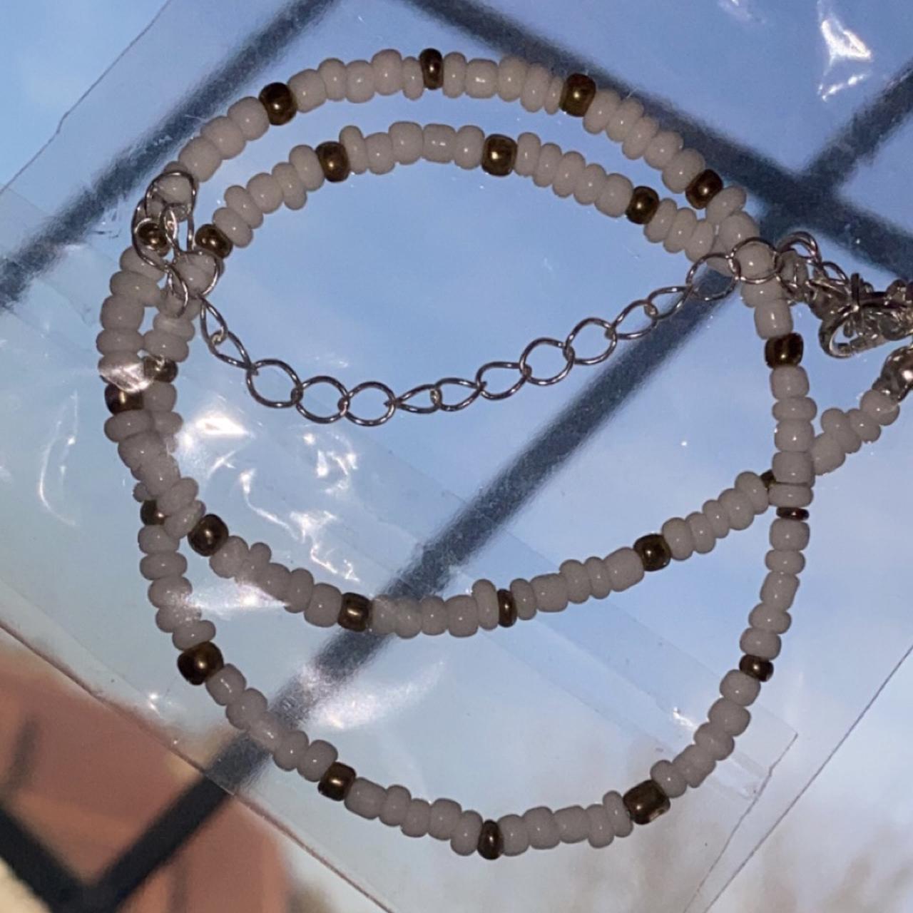 pack of 4 bead chokers, still in packages + never... Depop