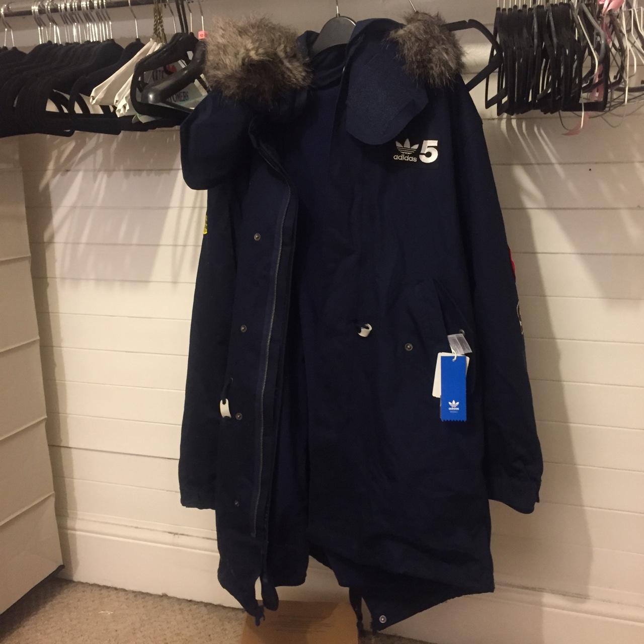 Adidas originals 2 hotsell in 1 long parka