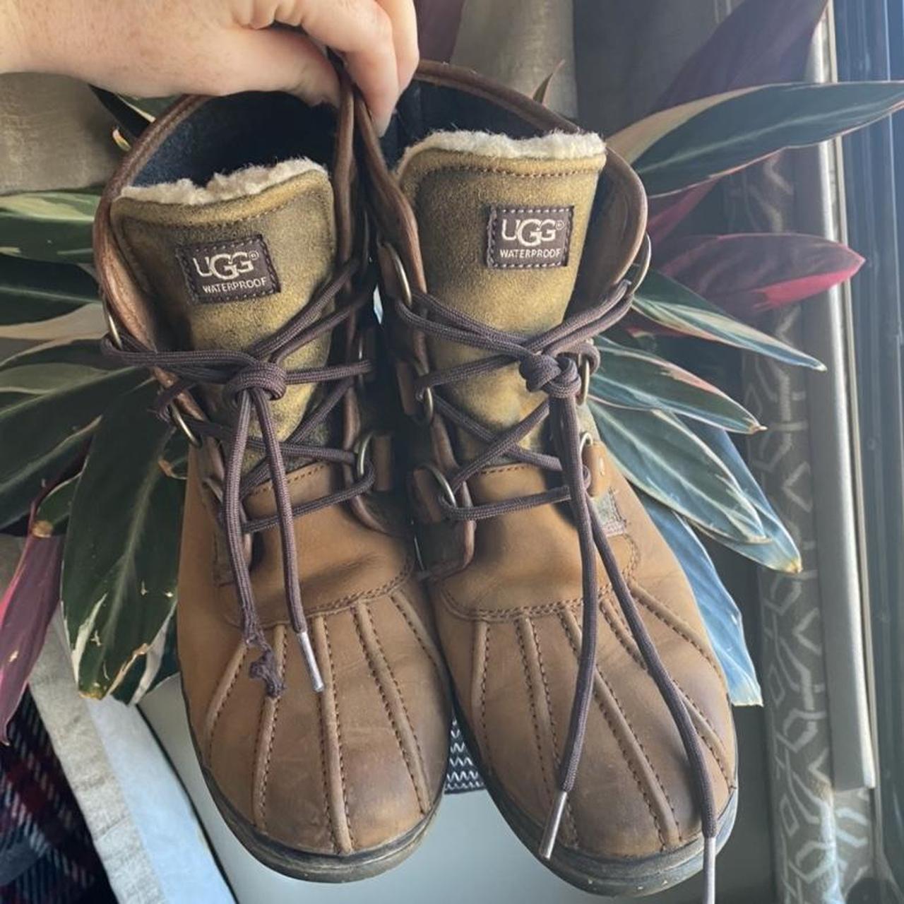 olive hiking boots