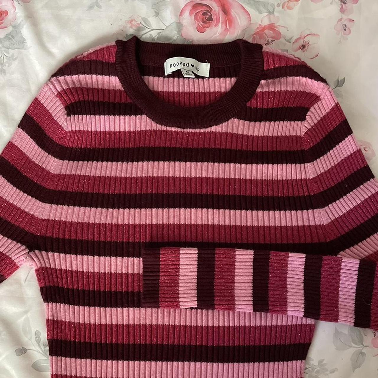 Product Image 1 - striped glitter rib knit long
