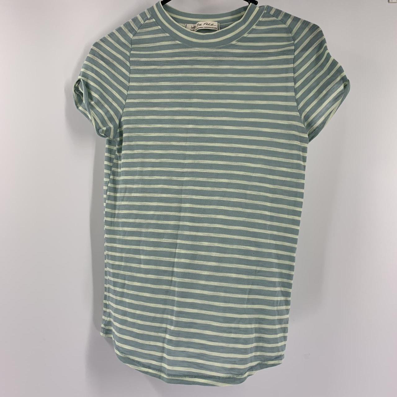 we the free (free people) striped tee -size small... - Depop