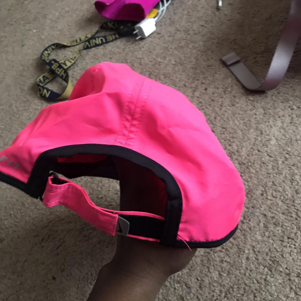 Hot pink Nike Dri fit hat In good condition #nike - Depop