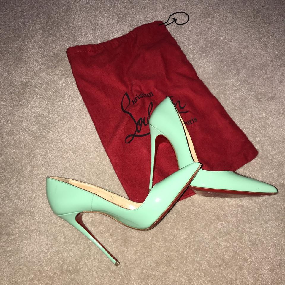 Mint green louboutin best sale