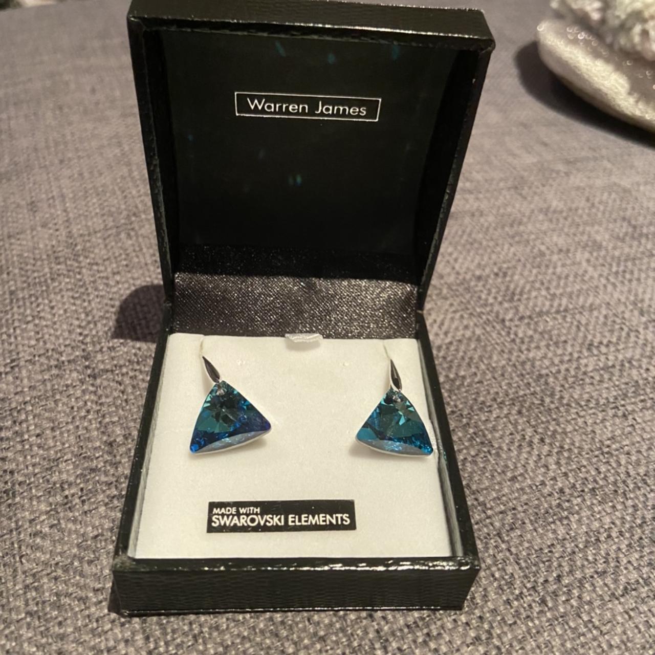 Warren James Rose Gold with Swarovski Crystals Pendant Necklace  Earrings  Set  Vinted