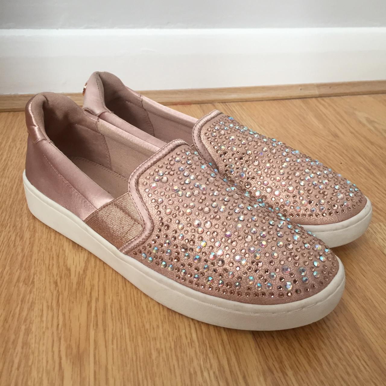 Dune on sale diamante trainers