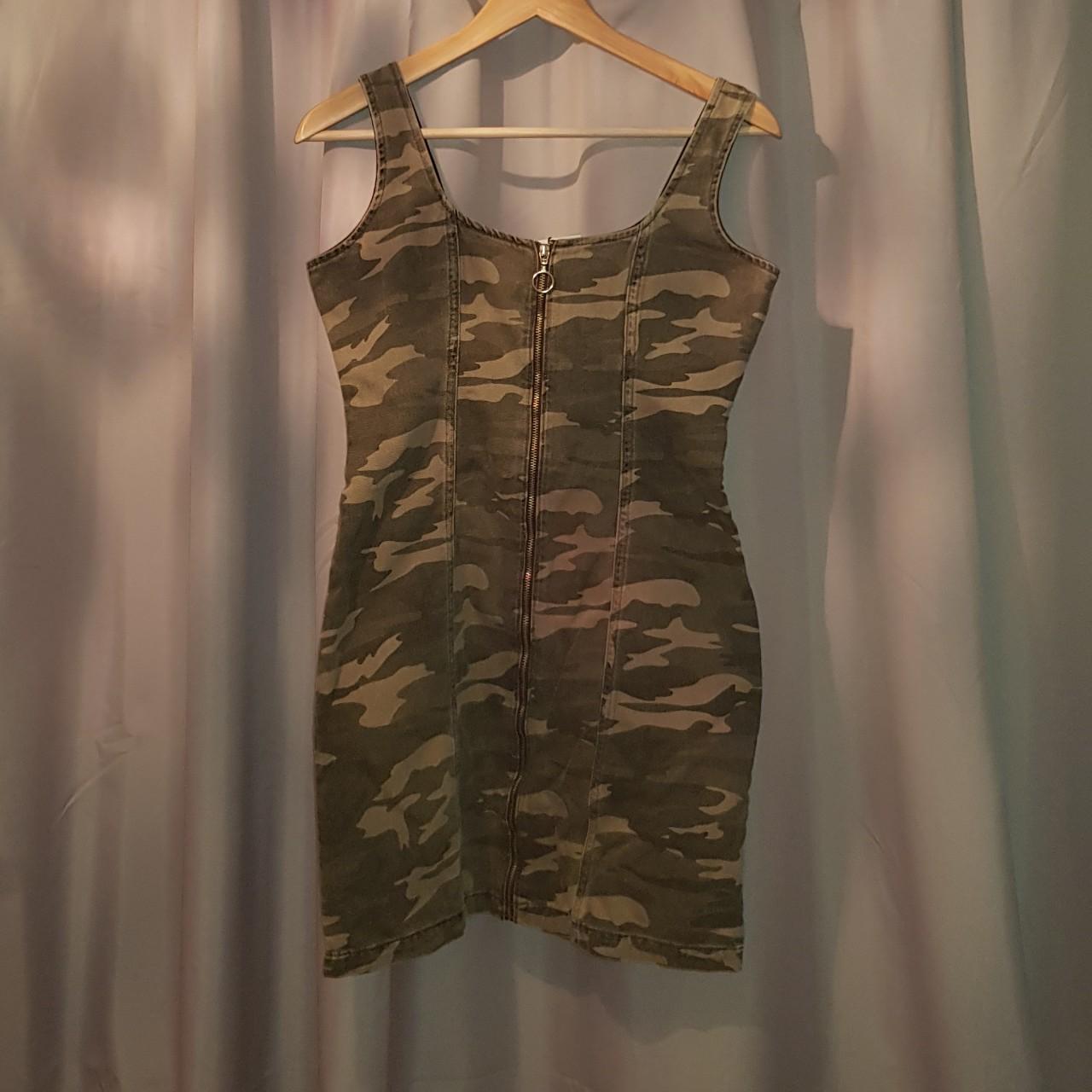 Camo top dress primark