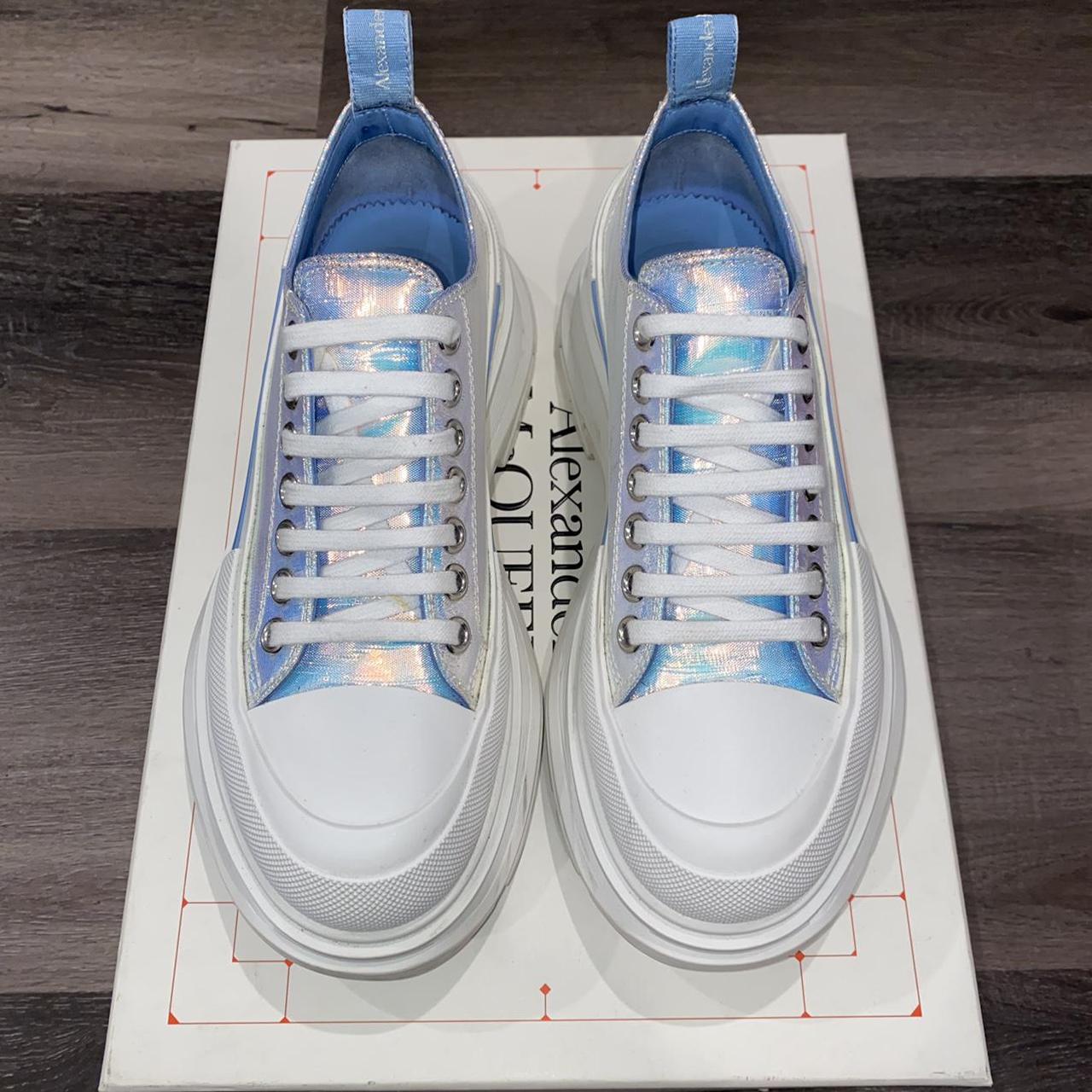 Alexander mcqueen clearance iridescent sneakers