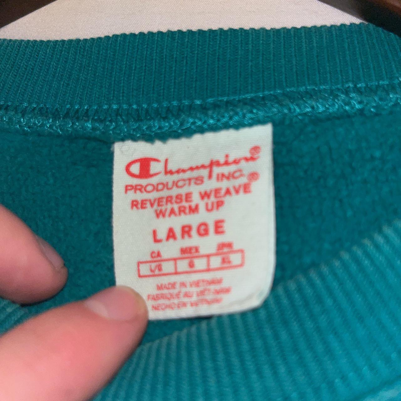 Champion Men's Green Sweatshirt (2)