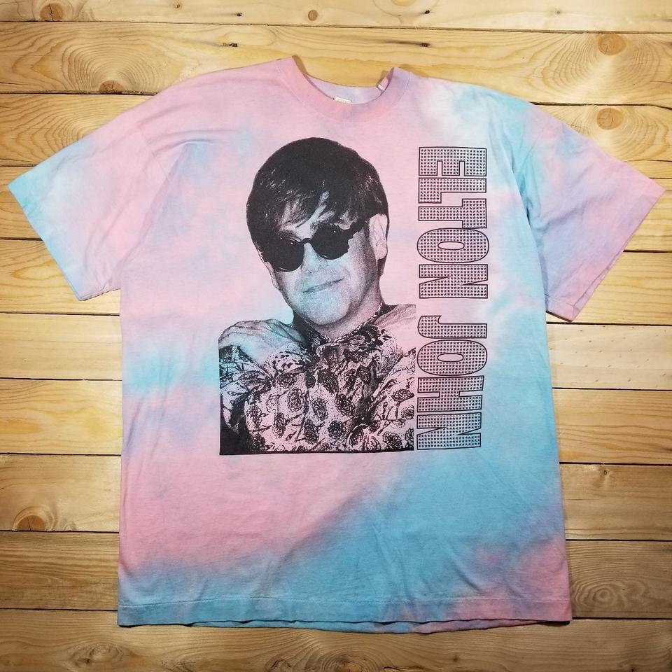 Vintage 90s 1995 Elton John US tour t shirt in this... - Depop