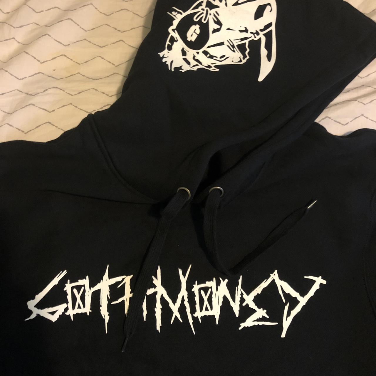 Goth money wear, this hoodie probably will be dead... - Depop