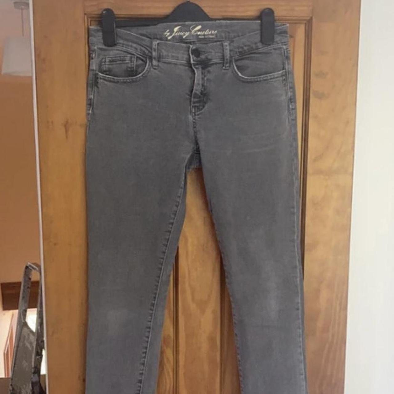 Juicy Couture Women's Grey Jeans Depop