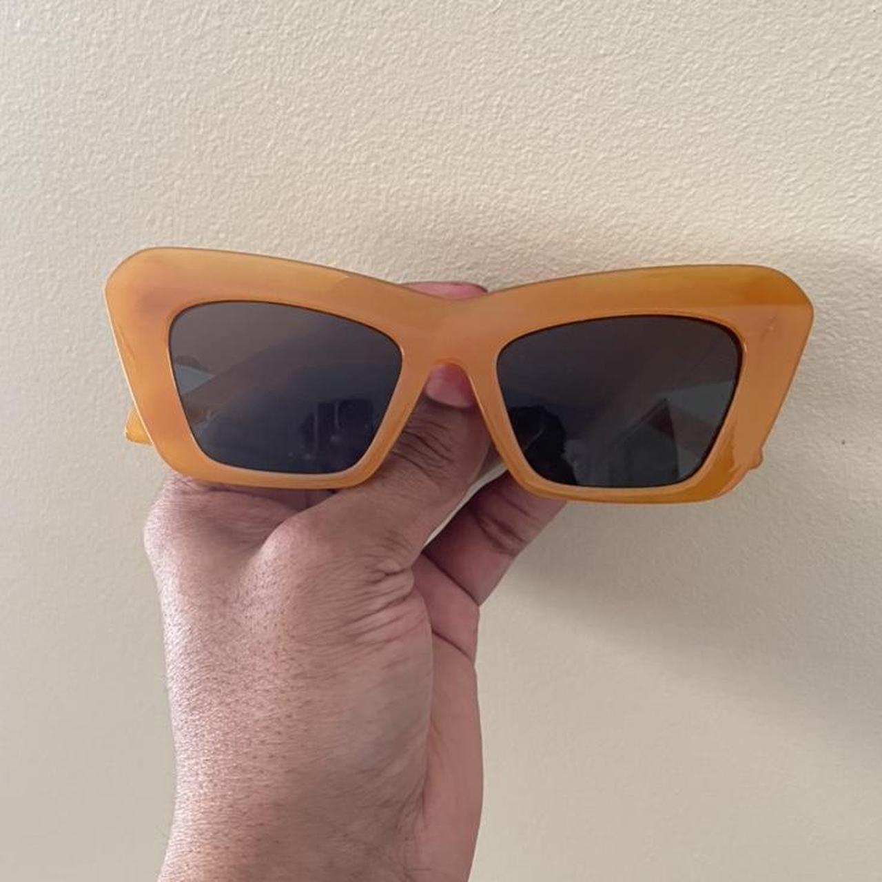 Women S Tan Sunglasses Depop